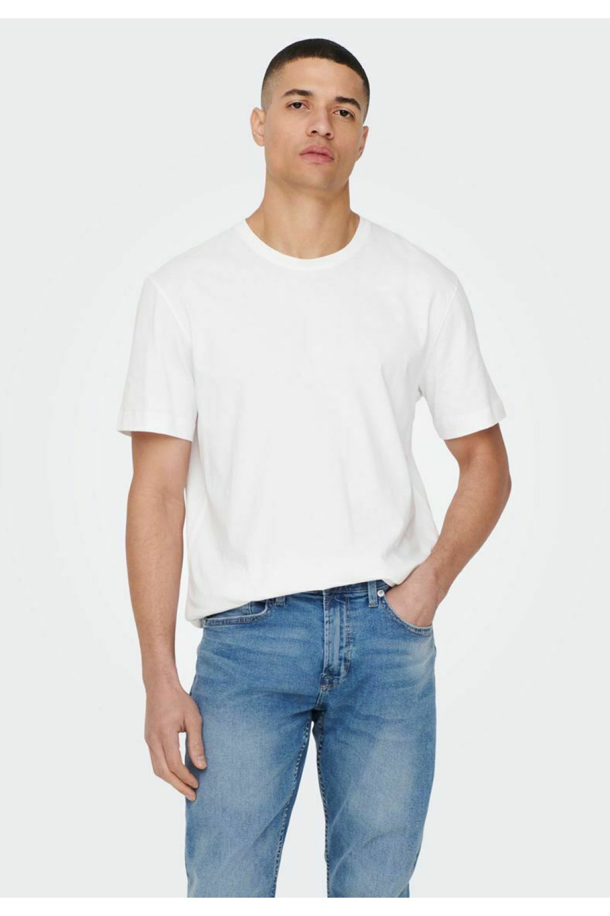 Only&sons ONSMAX LIFE REG SS STITCH TEE NOOS