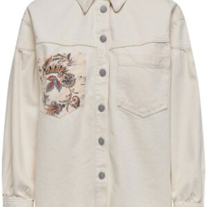 ONLANNI LS SHIRT DNM JACKET CRO-Only