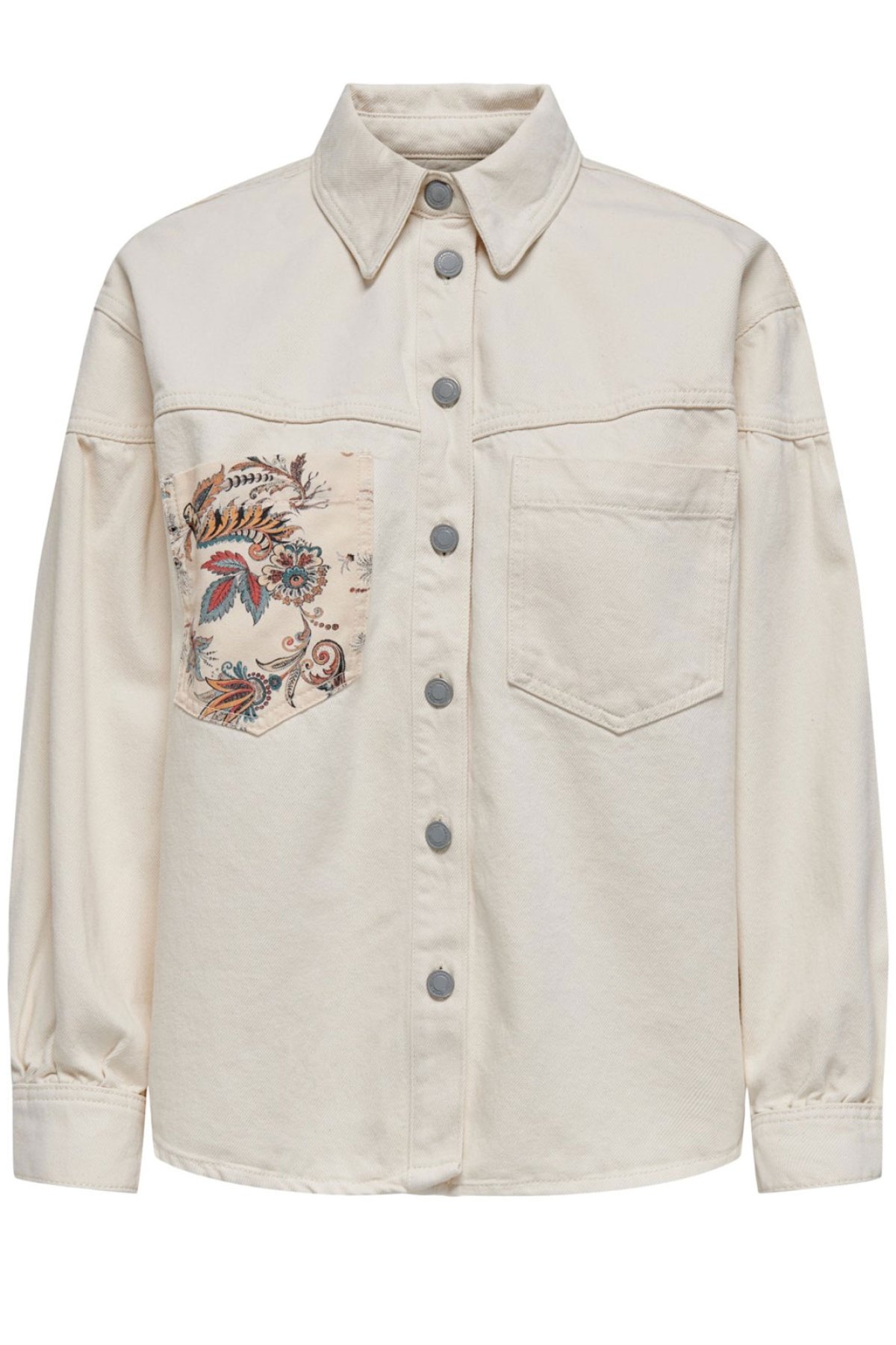 ONLANNI LS SHIRT DNM JACKET CRO-Only