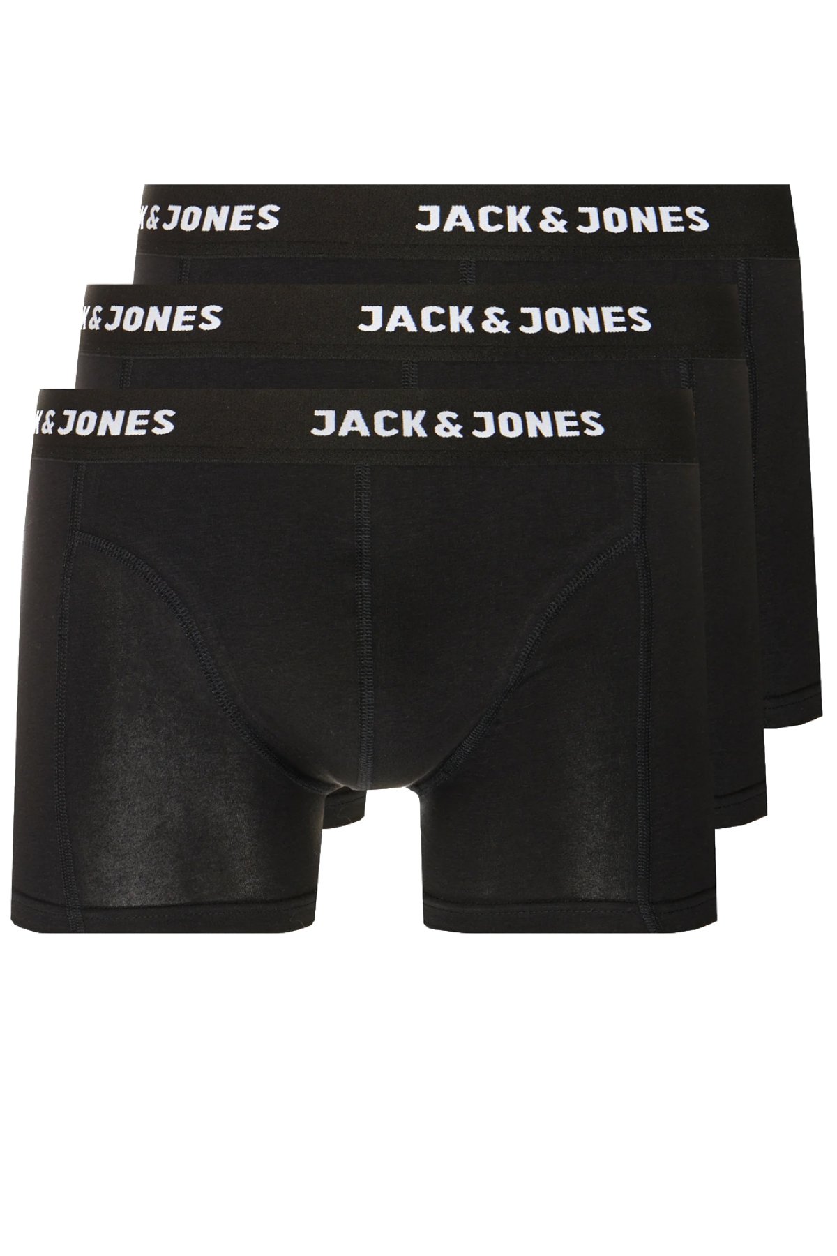 JACANTHONY TRUNKS 3 PACK BLACK-Jack & Jones