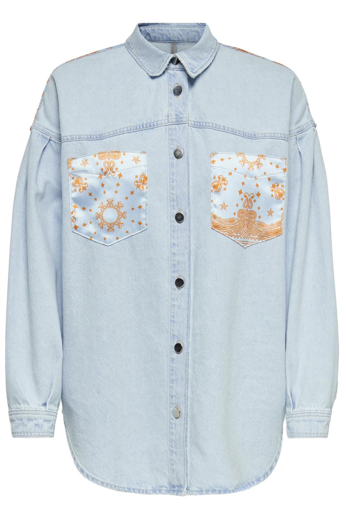 ONLCAMILLE LS PATCH DNM SHIRT CRO-Only