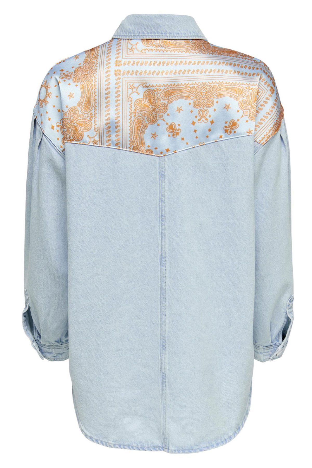 Only ONLCAMILLE LS PATCH DNM SHIRT CRO