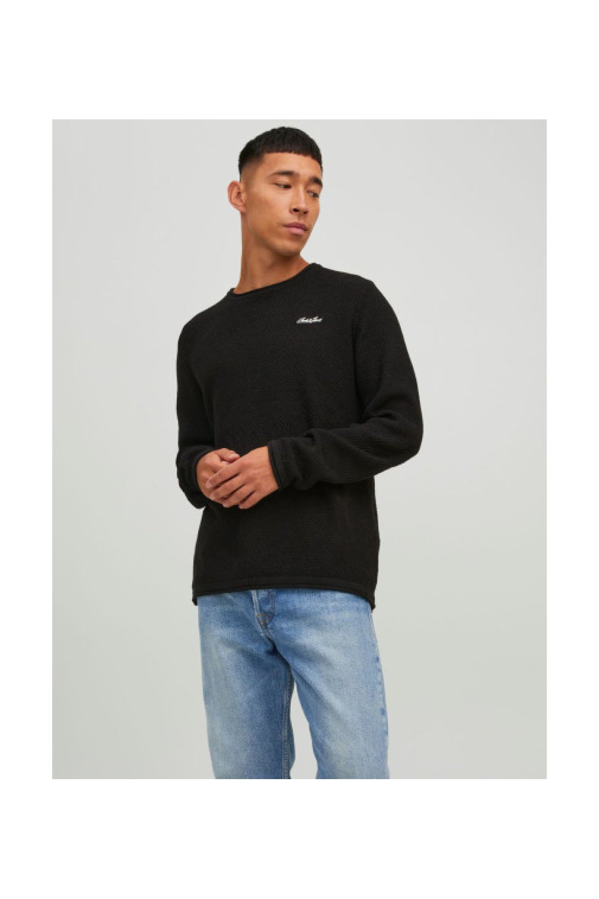 Jack & Jones JORPAUL TONS KNIT CREW NECK DETAIL SN