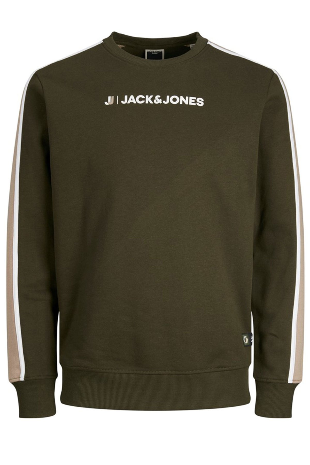 JCOLOGAN BLOCK SWEAT CREW NECK-Jack & Jones