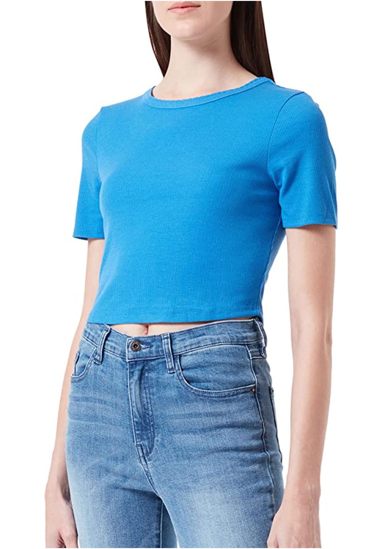ONLMAJA L/S CROPPED PLAIN TOP JRS-Only